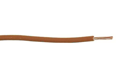 Praktikern FK-kabel 1.5 mm2 brun H07V-R - metervara