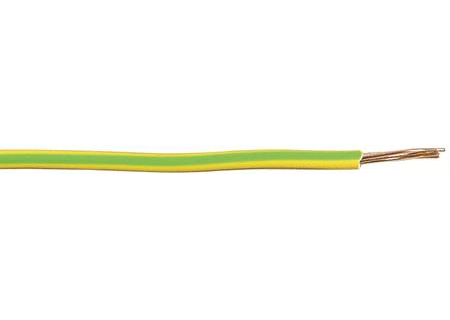 Praktikern FK-kabel 1.5 mm2 gul/grön H07V-R 100 m