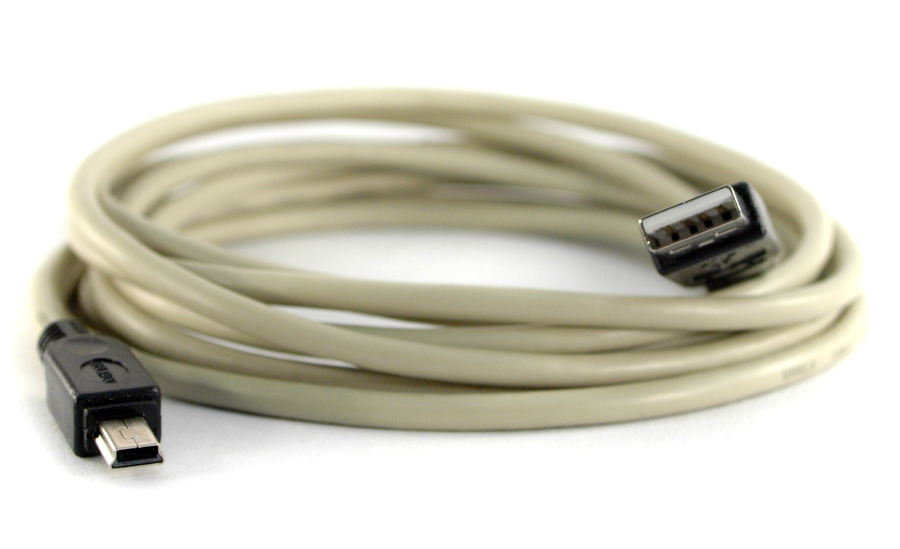 USB 2.0-kabel A hane - Mini B hane - 1 m