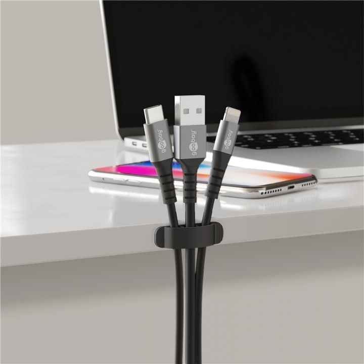 Goobay Cable management clip set