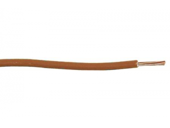 FK-kabel 1.5 mm2 brun H07V-R - metervara