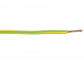FK-kabel 1.5 mm2 gul/grön H07V-R - metervara