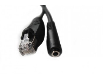 3,5mm hona => RJ45 hane - 0,5m