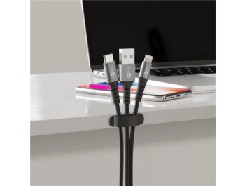 Cable management clip set