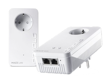 Devolo Magic 1 PowerLine, 2-Pack, 1 Gbps, WiFi, 2x LAN, Plug-and-play, vit