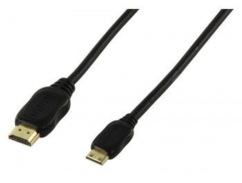 HDMI-hane - Mini HDMI-hane 1.4 - 1 m