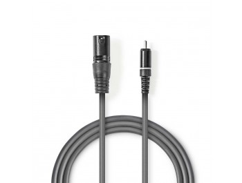 XLR 3-stifts hane – RCA hane