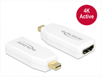 DeLOCK Ultra HD Mini DisplayPort till HDMI med ljud 