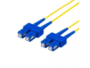 Fiberkablage, SC - SC, 9/125, OS2, duplex, singlemode