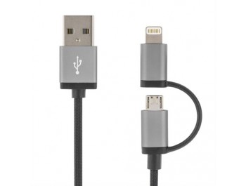 Lightning /USB Micro-kabel 1 meter