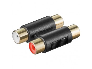 Adapter 2xRCA-hona - 2xRCA-hona- finns på kabelbutiken.com