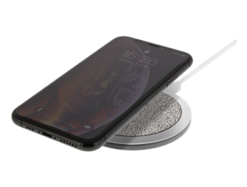 Trådlös snabbladdare för iPhone och Android, 10W, Qi-certifierad