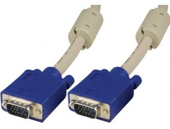 Monitorkabel RGB HD15ha-15ha - ej pin9 - 5 m