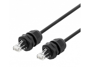 S/FTP Cat6a patchkabel IP68 fuktsäker