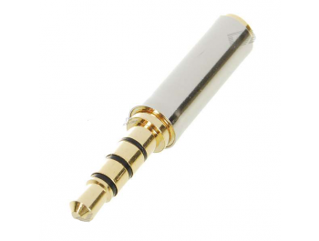 Adapter 3.5mm 4-polig tele hane - 2.5mm 4-polig tele hona