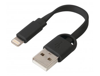 Synk och Laddningskabel Apple Lightning - USB A hane 0.06 m