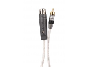 Supra Sublink 1xRCA till 1x XLR hona -Vit-3 meter