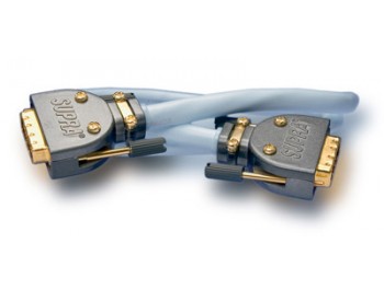 Supra DVI-kabel skarv hona/hane 0.5 m 