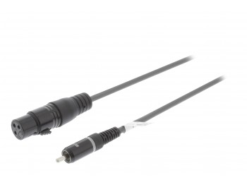 XLR Monocable XLR 3-Pin Hona - RCA hane