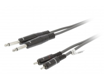 RCA till Tele-kabel - dubbel 1.5 m