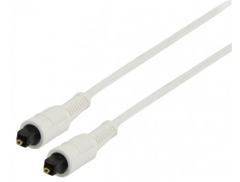 Digital Toslink-kabel 1 m Vit