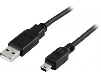 USB 2.0-kabel A hane - Mini B hane - 3 m