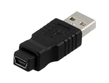 Adapter USB A Hane - Mini B hona