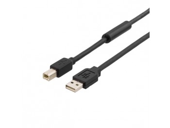 USB 2.0 aktiv A/B-kabel 10 m
