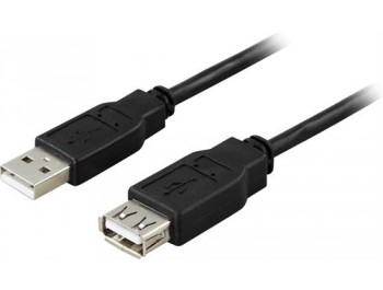 USB 2.0-kabel A hane - A hona 3 m