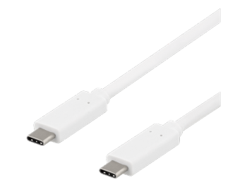 USB-C-kabel USB 3.1 Gen 1 - 10 Gbps - 60W - Vit