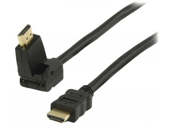 HDMI-kabel med roterbar kontakt