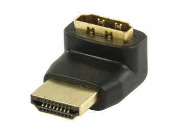 Vinklad HDMI adapter slim 270 - hona / hane 