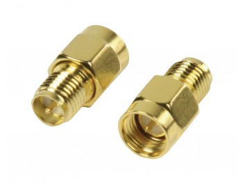 RP-SMA hona – SMA hane-adapter - 2-pack