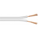 Högtalarkabel 2x2.5 mm² Vit - Metervara