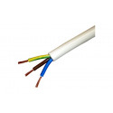 SKK-kabel 3x0.75 mm2 vit - metervara