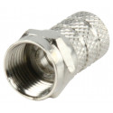 F-kontakt hane Twist-on 7.5mm