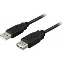 USB 2.0-kabel A hane - A hona 3 m