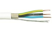 EKRK-kabel Kulo-kabel 3x1,5mm2 vit - metervara