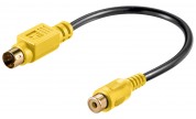 Video kabel adapter; S-Video till Komposit