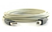 USB 2.0-kabel A hane - B hane 3m - finns på Kabelbutiken.com