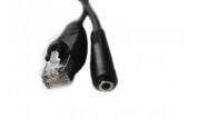 3,5mm hona => RJ45 hane - 0,5m