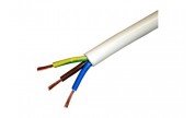 SKK-kabel 3x0.75 mm2 vit - metervara