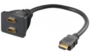 Adapter HDMI hane - 2x HDMI hona