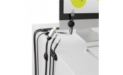 Cable management set, black