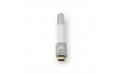 USB-C-adapter - USB-C hane - 3.5 mm hona - Aluminium