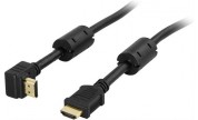 HDMI-kabel vinklad kontakt - High Speed with ethernet -5