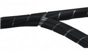 Kabelspiral svart 9 - 65mm - metervara 