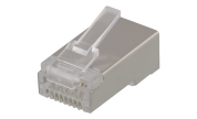 Modularkontakt Cat6a/RJ45 STP  Patch med loadbar