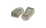 Modularkontakt Cat5e/RJ45 STP Solid