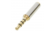 Adapter 3.5mm 4-polig tele hane - 2.5mm 4-polig tele hona